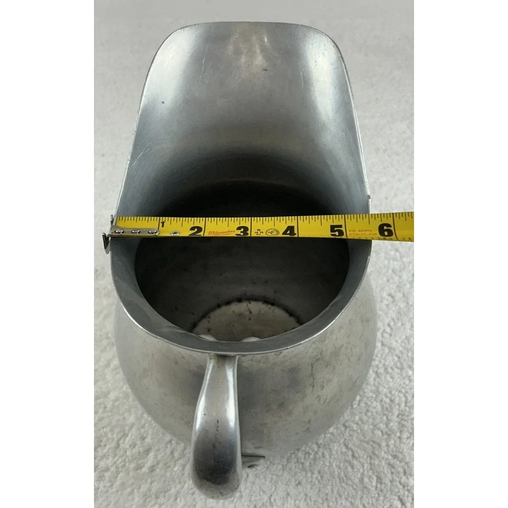 Vintage VIKO Aluminum Pitcher w/Handle Farmhouse Cottage Core Decorative **READ*